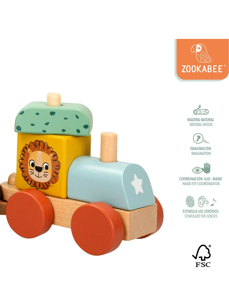 Tren de madera animales woomax Multicolor - Kiabi