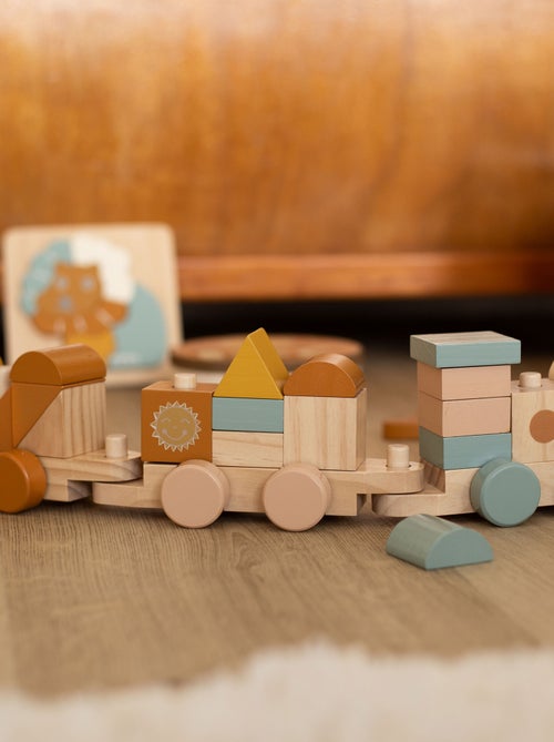 Tren de madera para bebés - Kiabi Tren de madera para bebés - Kiabi