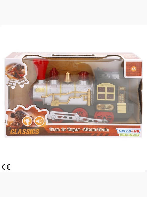 Tren de vapor con luz y sonido speed & go - Kiabi