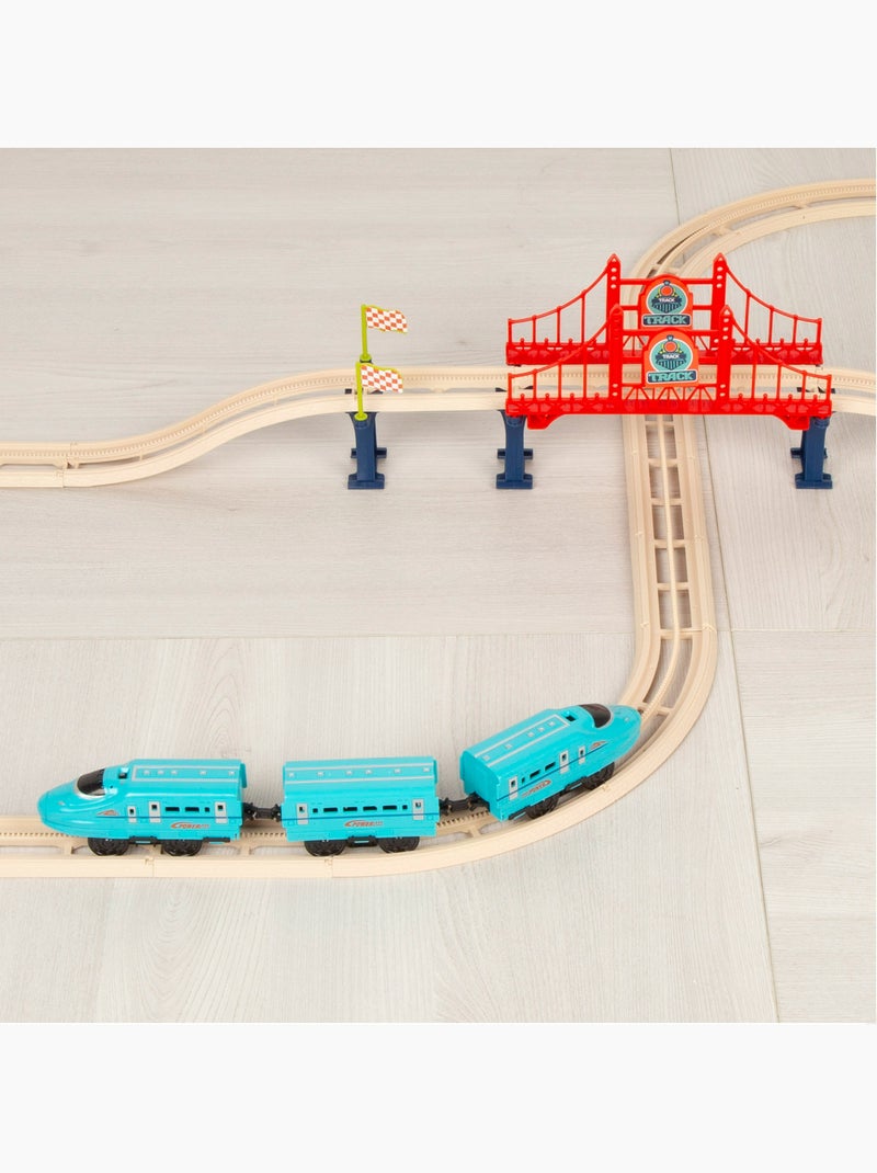 Tren eléctrico de juguete 43 piezas con sonido speed & go N/D - Kiabi