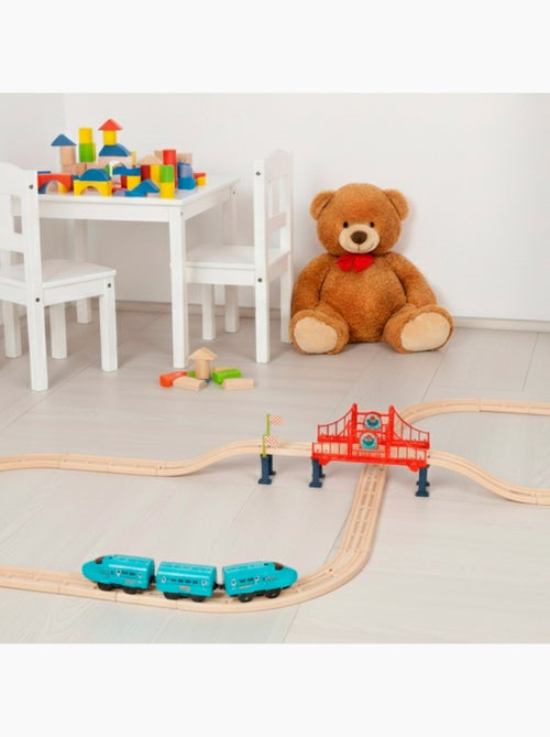 Tren eléctrico de juguete 43 piezas con sonido speed & go - Kiabi