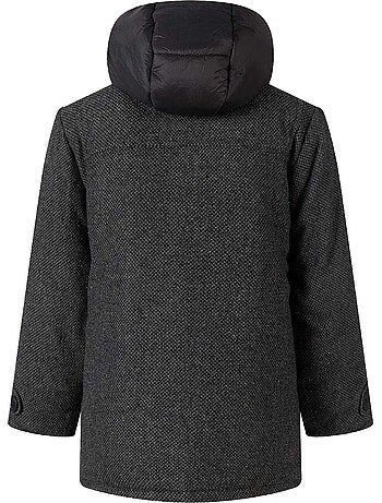 Trenca diseño lisos de tweed niños - minoti