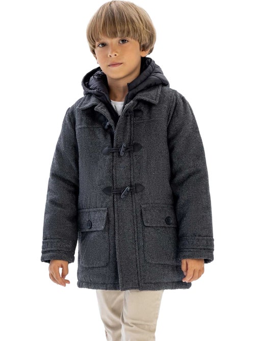 Trenca diseño lisos de tweed niños - minoti - Kiabi Trenca diseño lisos de tweed niños - minoti - Kiabi