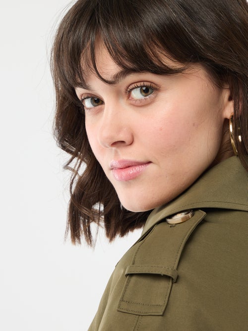 Trench corto de algodón - Kiabi