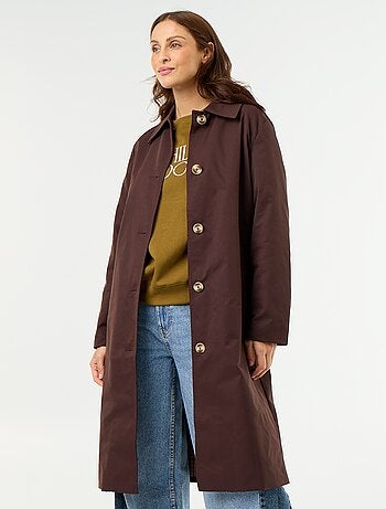 Trench de media longitud con forro interior