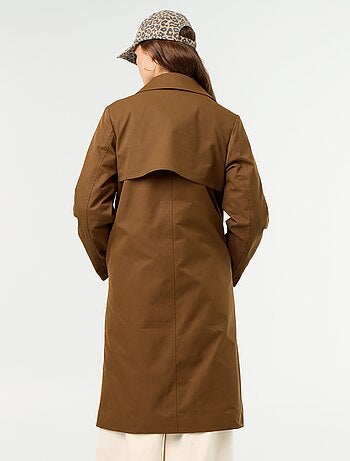 Trench de media longitud con forro interior