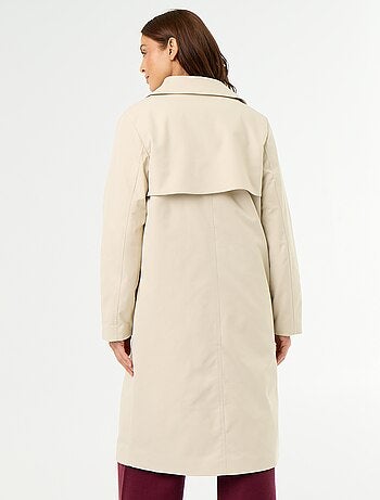 Trench de media longitud con forro interior