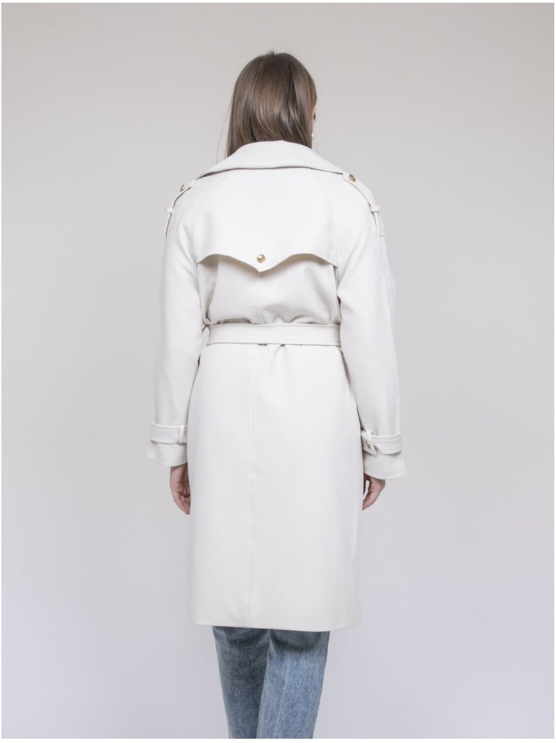 Trench largo UNZILE Crudo - Kiabi