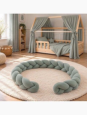 Trenza de cuna para bebé de terciopelo | sevira kids