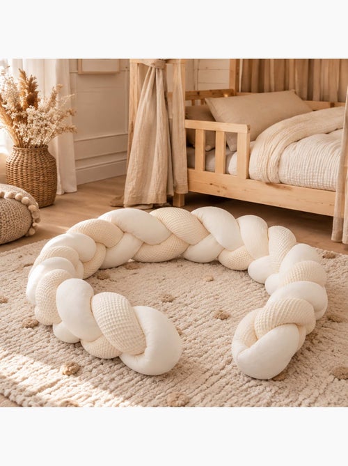 Trenza de cuna universal para bebé de nido de abeja | sevira kids - Kiabi Trenza de cuna universal para bebé de nido de abeja | sevira kids - Kiabi