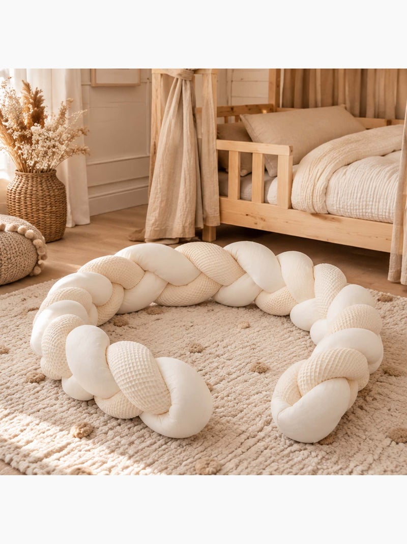 Trenza de cuna universal para bebé de nido de abeja | sevira kids Crudo - Kiabi