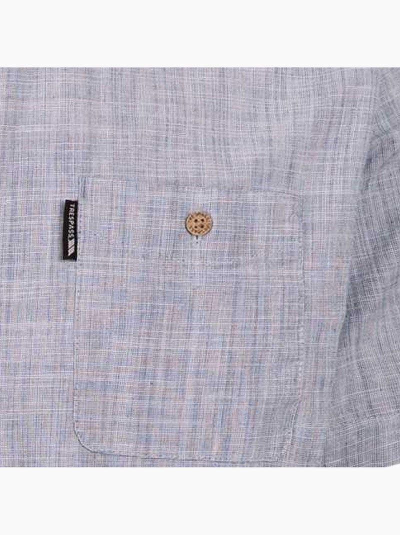 Trespass - Camisa Basham de Tela para Hombre Azul oscuro - Kiabi