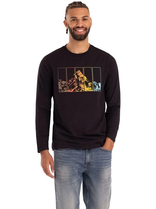 Trespass - Camiseta Diseño Zeppelin de Manga Larga Casual para Hombre - Kiabi