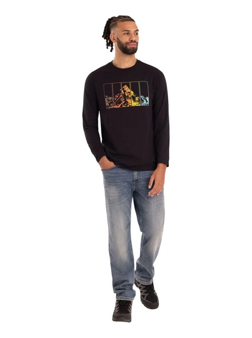 Trespass - Camiseta Diseño Zeppelin de Manga Larga Casual para Hombre - Kiabi