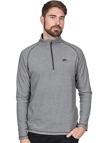 Trespass - Forro Polar con Media Cremallera Antibolitas Keynote para Hombre
