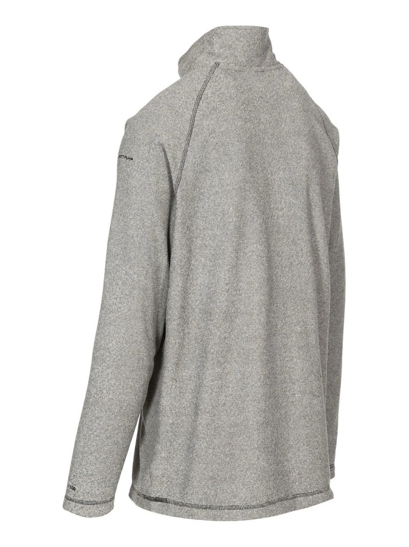 Trespass - Forro Polar con Media Cremallera Antibolitas Keynote para Hombre Gris - Kiabi