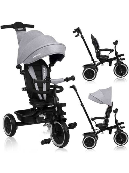 Triciclo convertible 2 en 1 LIONELO Berry - Cochecito/Bicicleta - A partir de 9 meses - Timbre y por - Kiabi