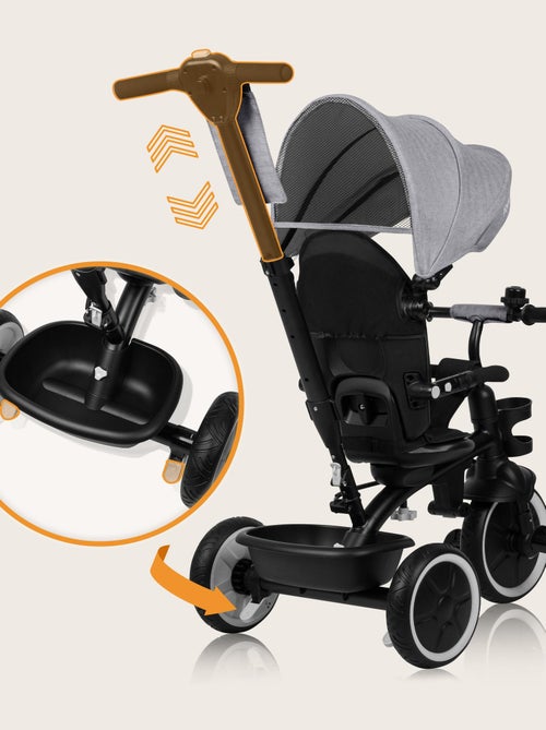 Triciclo convertible 2 en 1 LIONELO Berry - Cochecito/Bicicleta - A partir de 9 meses - Timbre y por - Kiabi