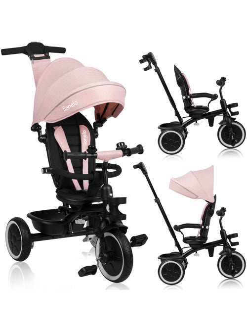 Triciclo convertible 2 en 1 LIONELO Berry - Cochecito/Bicicleta - A partir de 9 meses - Timbre y por - Kiabi