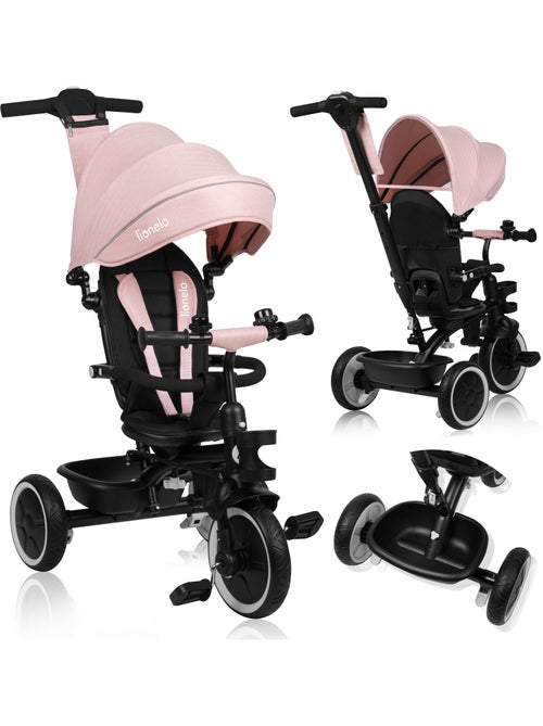 Triciclo convertible 2 en 1 lionelo berry - cochecito/bicicleta - a partir de 9 meses - timbre y por - Kiabi