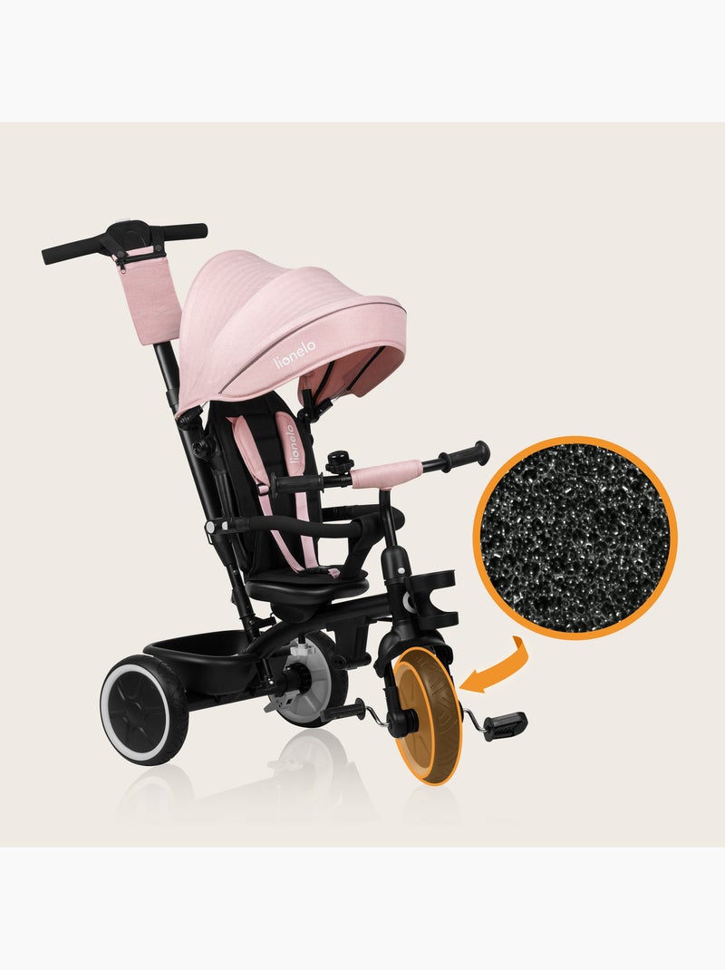 Triciclo convertible 2 en 1 lionelo berry - cochecito/bicicleta - a partir de 9 meses - timbre y por Rosa - Kiabi