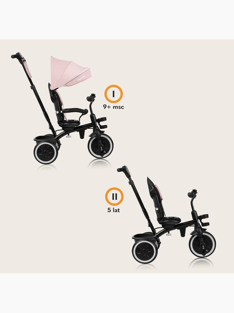 Triciclo convertible 2 en 1 lionelo berry - cochecito/bicicleta - a partir de 9 meses - timbre y por Rosa - Kiabi