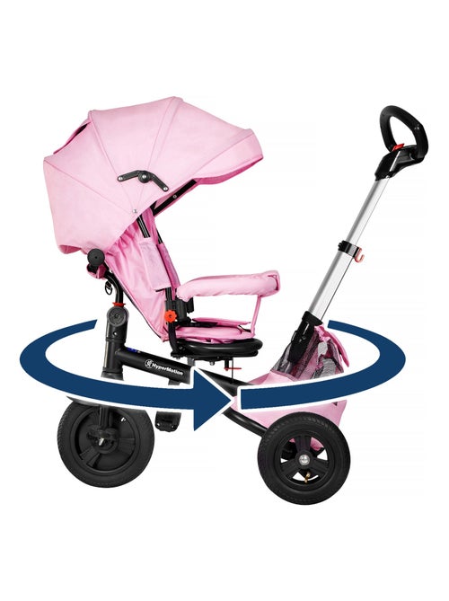 Triciclo evolutivo 3 en 1 HyperMotion bebé 1-5 años con capota ruedas infladas empuje - Kiabi