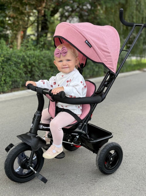 Triciclo evolutivo 3 en 1 TOBI FREY con capota, ruedas inflables y empujador para niños 1-4 años - Kiabi