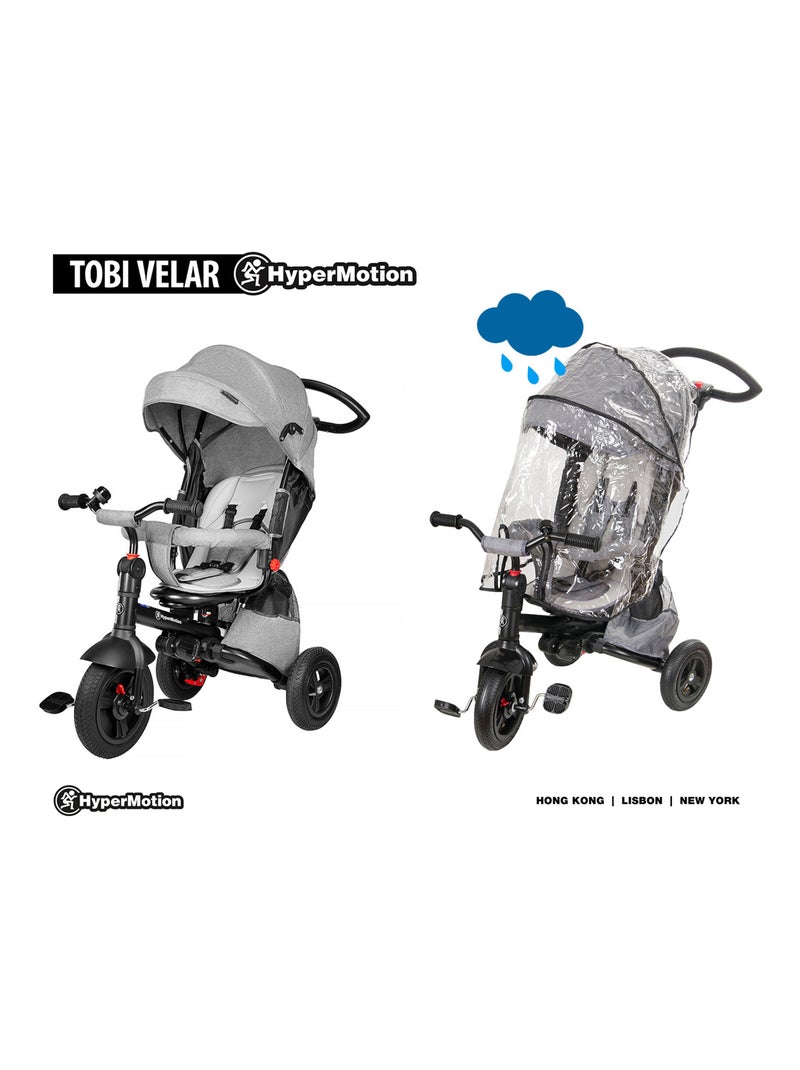 Triciclo evolutivo HyperMotion para niños de 12 meses a 5 años con capota, empujador y accesorios y N/D - Kiabi