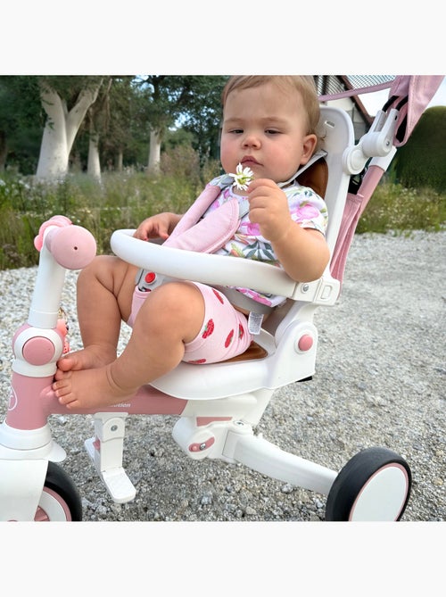 Tricycle evolutivo 8 en 1 tobi forest con capota y empuje para niños 1-5 años - Kiabi