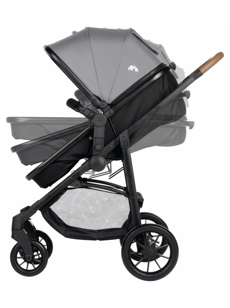 Trio Haze, cochecito con asiento convertible en capazo, Cosi i-Size Negro Gris - Kiabi
