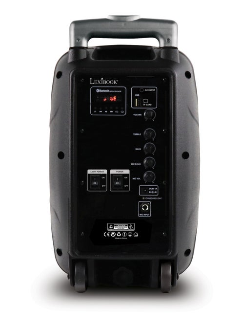 Trolley Bluetooth® Karaoke Audio System 8'' con luces y micrófono - Kiabi