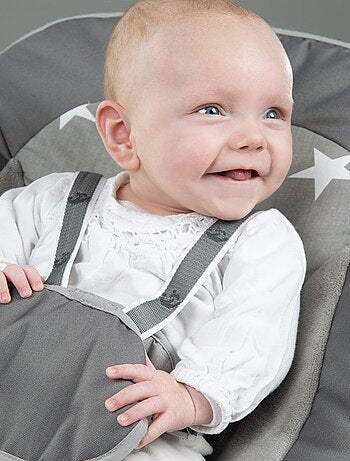 Trona 3 en 1 con hamaca reclinable diseño estrella - ROBA 'Born Up'