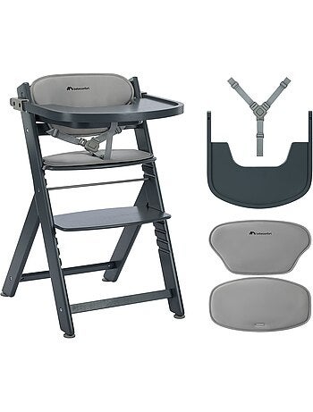 Trona bebé Timba con cojín y bandeja de comida