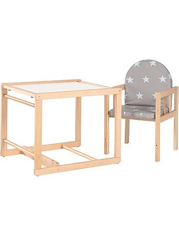 Trona combinada con bandeja y cojín impermeable 'Roba Little Stars'