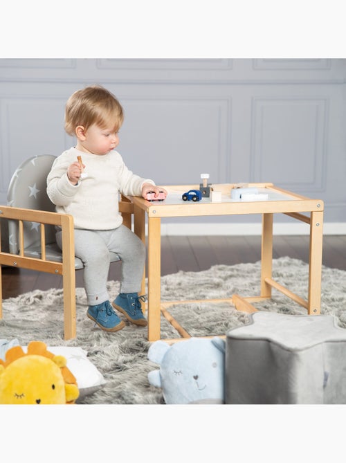 Trona combinada con bandeja y cojín impermeable 'Roba Little Stars' - Kiabi