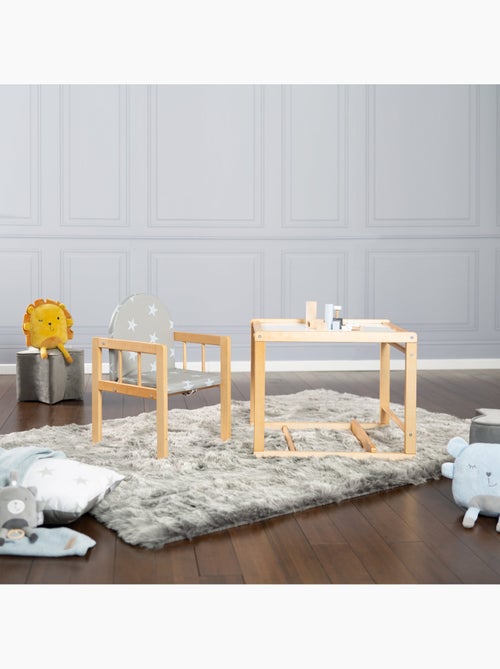Trona combinada con bandeja y cojín impermeable 'Roba Little Stars' - Kiabi