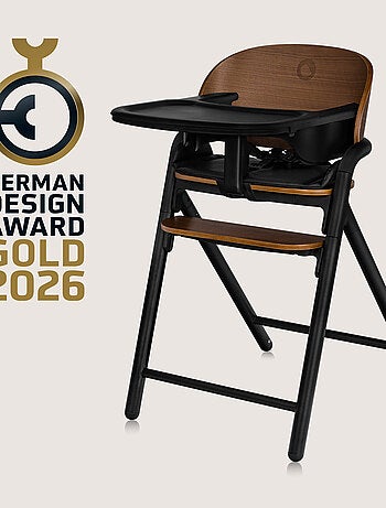 Trona de madera 3 en 1 LIONELO Celia - Hasta 90 kg - Ajuste con una mano - Adaptable