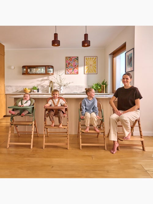 Trona de madera 3 en 1 Megan de LIONELO - Hasta 110 kg - Ajustable - Bandeja extraíble - Kiabi