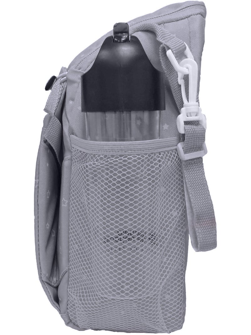 Trona de viaje - Bolso Hummus Estrellas Asalvo Gris - Kiabi