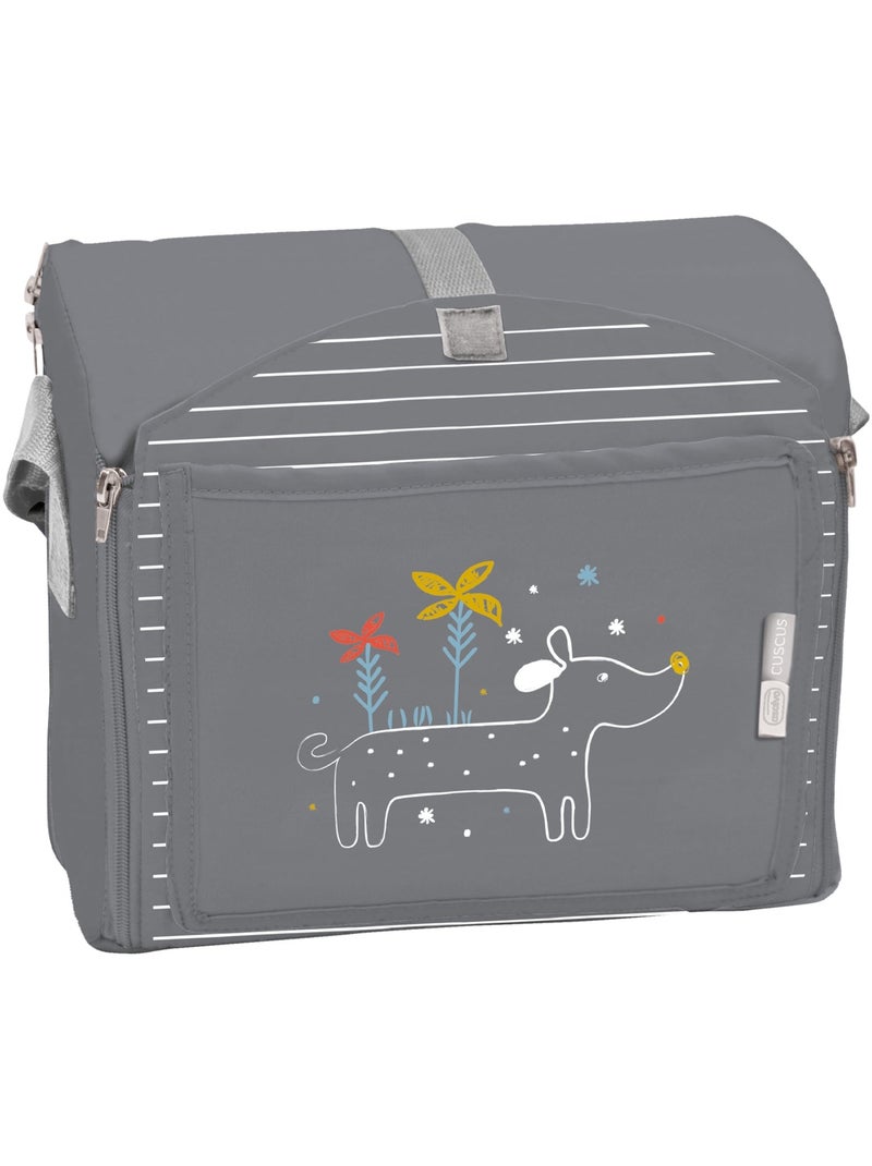 Trona de Viaje Perrito Asalvo Gris amarillo - Kiabi