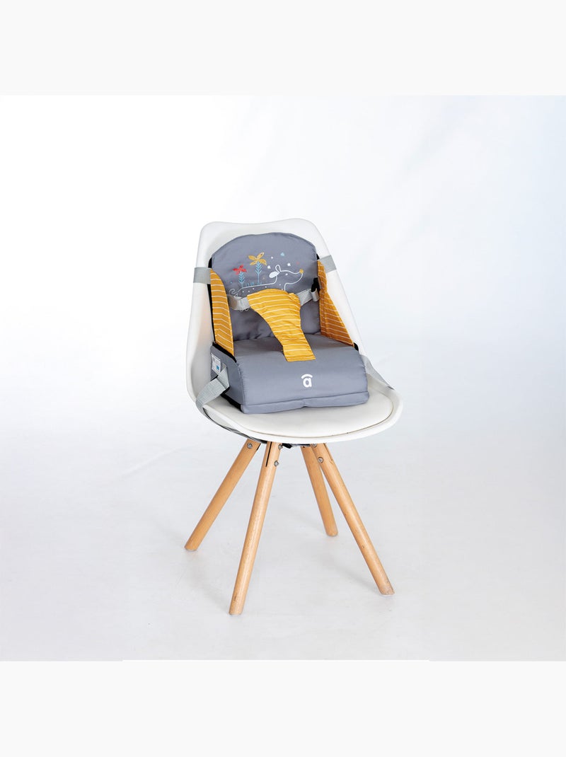 Trona de Viaje Perrito Asalvo Gris amarillo - Kiabi