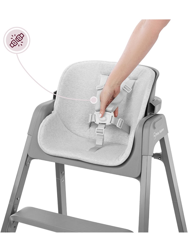 Trona evolutiva 3 en 1 moby-system noxi desde los 6 meses Gris - Kiabi