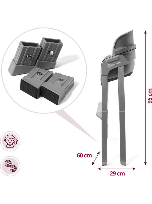 Trona evolutiva 3 en 1 moby-system noxi desde los 6 meses - Kiabi Trona evolutiva 3 en 1 moby-system noxi desde los 6 meses - Kiabi