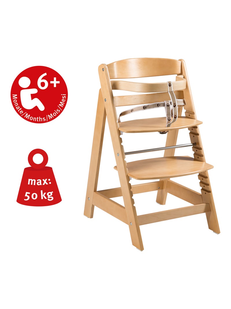 Trona evolutiva ajustable por clic - ROBA 'Sit Up Click' Madera natural - Kiabi