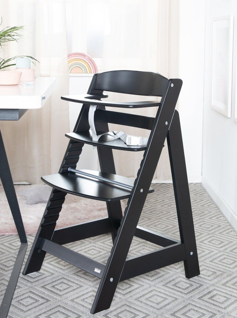 Trona evolutiva compatible con bandeja - ROBA 'Sit Up Flex' Negro - Kiabi