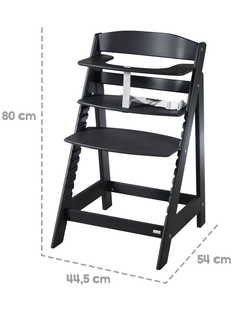 Trona evolutiva compatible con bandeja - ROBA 'Sit Up Flex' Negro - Kiabi