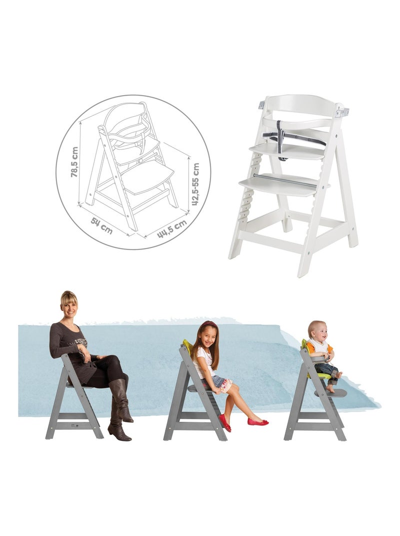 Trona evolutiva con bandeja extraíble - ROBA 'Sit Up Click & Fun' Blanco - Kiabi