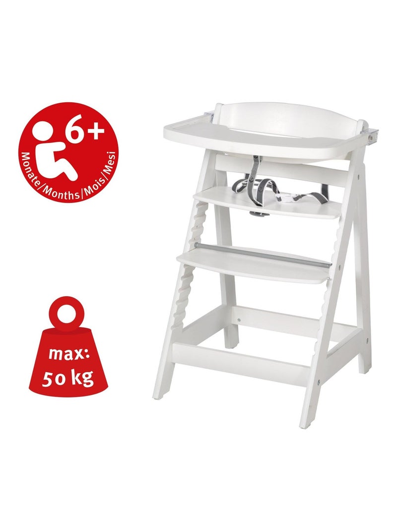 Trona evolutiva con bandeja extraíble - ROBA 'Sit Up Fun' Blanco - Kiabi