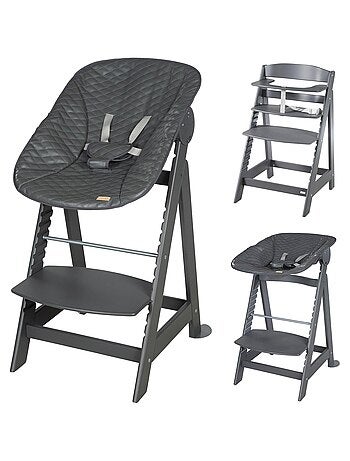 Trona evolutiva con hamaca reclinable en cuero PU 'Roba Born Up'